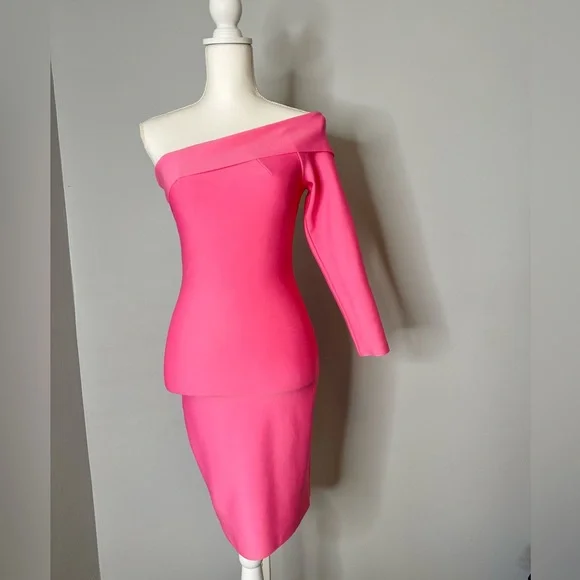 Dresses | Pink Bandage Dress | Poshmark